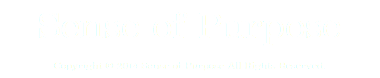 Sense of Purpose
Copyright (C) 2014 Sense of Purpose All Rights Reserved.